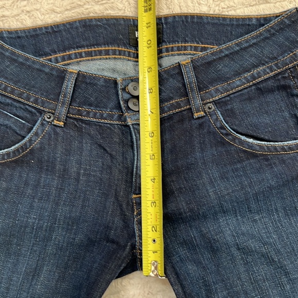 Hudson Jeans, size 28 bootcut, back flap pockets, dark wash EUC - Picture 14 of 16